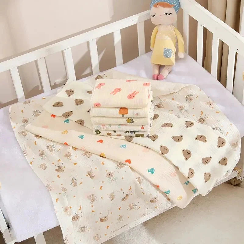 Newborn Cotton Muslin Swaddle Blanket